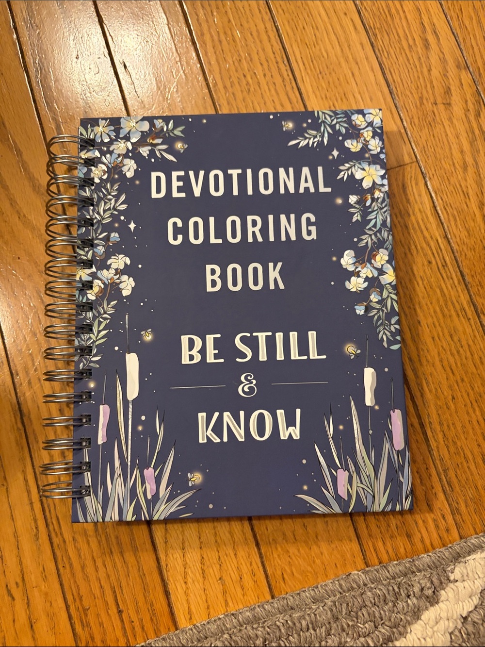 Devotional Coloring Book - Be Still & Know (Navy)